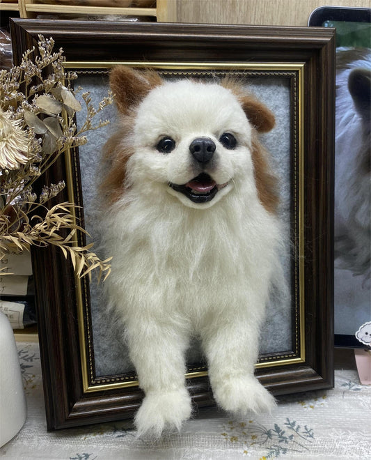 Dog half-length portrait